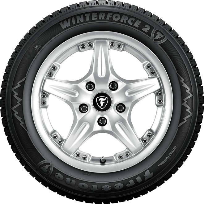 One New 1 New Firestone Winterforce 2 215/55R16 93S Winter Snow Tire
