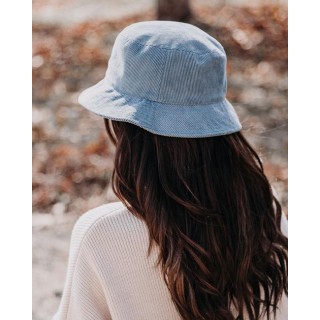 Corduroy Bucket Hat - Dusty Blue - FINAL SALE