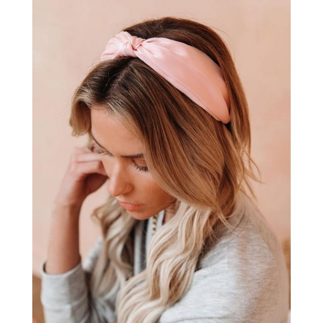 Shine On Twist Headband - Pink