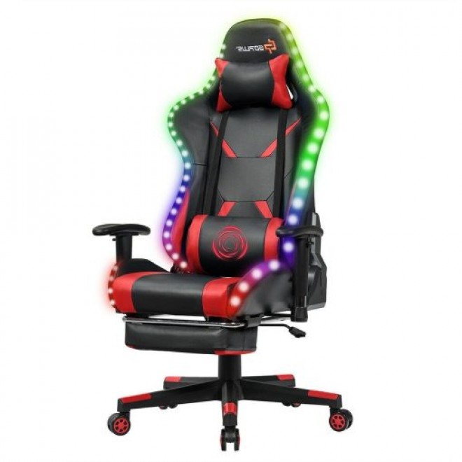 Luxury Series Massage Recliner Gaming Chair W/ Footrest