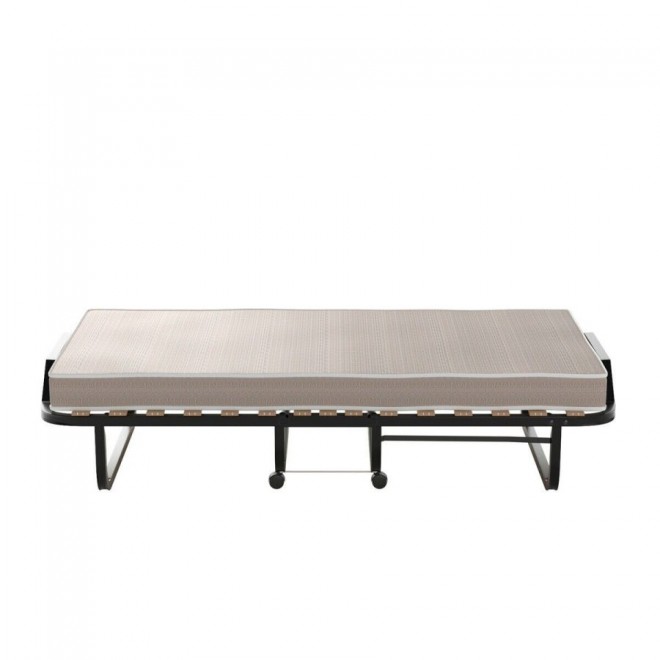 Premium Rollaway Folding Bed W/ Memory Foam Mattress Metal Bed Sleeper