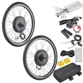 26 Inch 48v 1000w Electric Bike Conversion Motor Kit Front Rear Opt